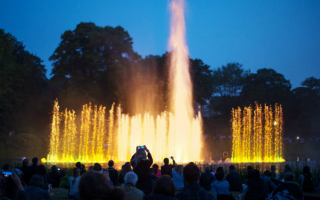 Water Light Concert in Planten un Blomen. Photo:DPA